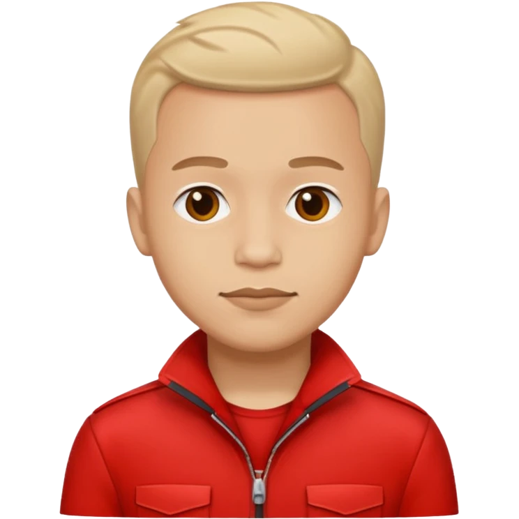 I want a emoji of a character Berlin from money heist. With his costume  no mask  emoji