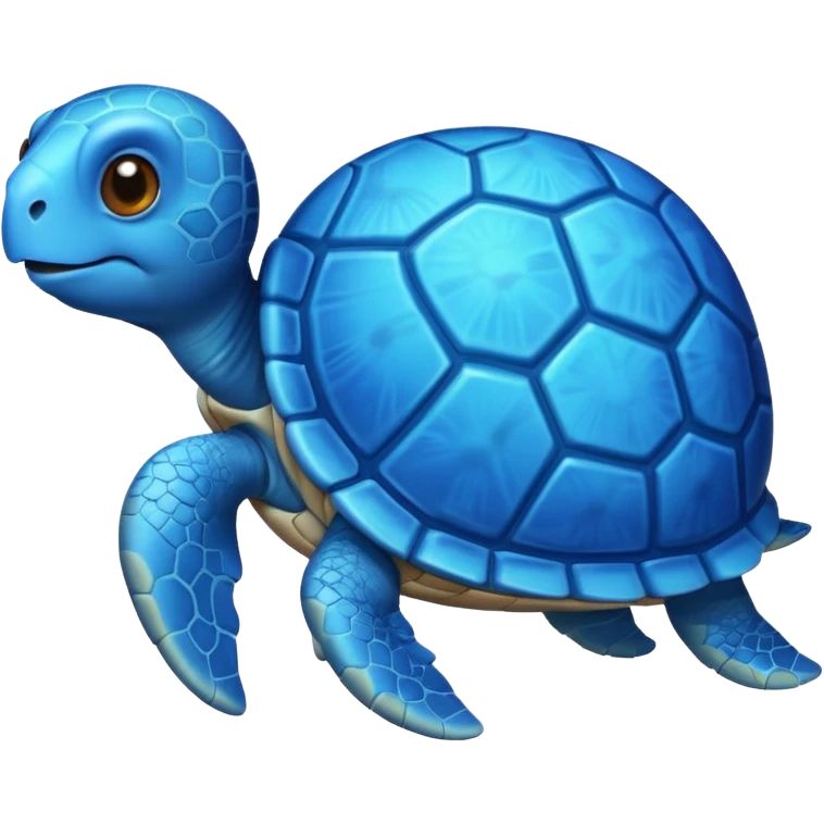 an apple-emoji blue turtle emoji