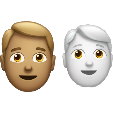 interviewing someone to a poll emoji
