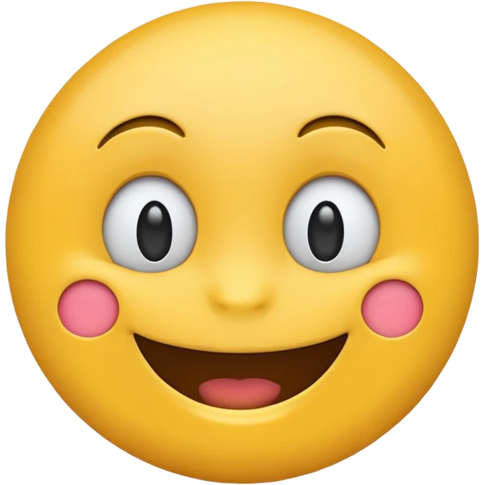 Black and smilying emoji emoji