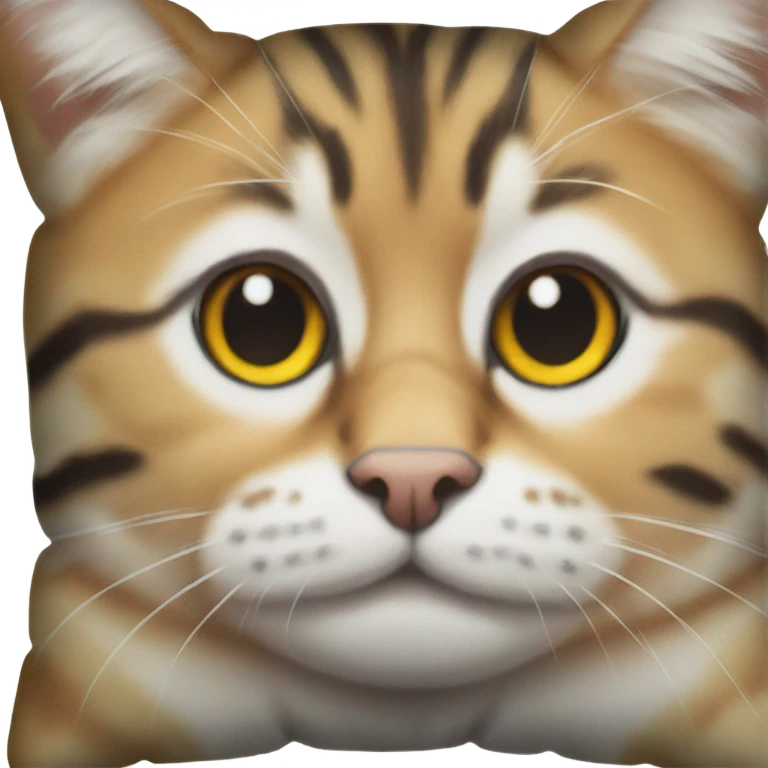 Coach pillow tabby emoji