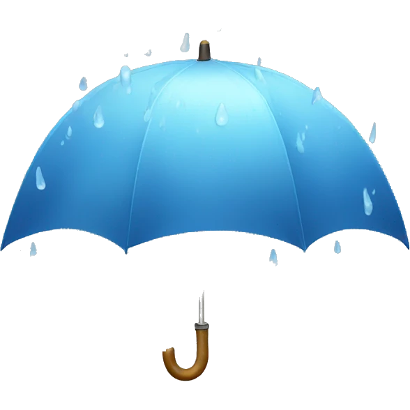 Raining  emoji
