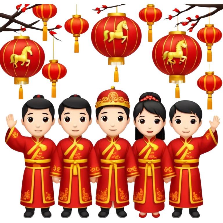 Chinese New Year, Year of the Horse emoji