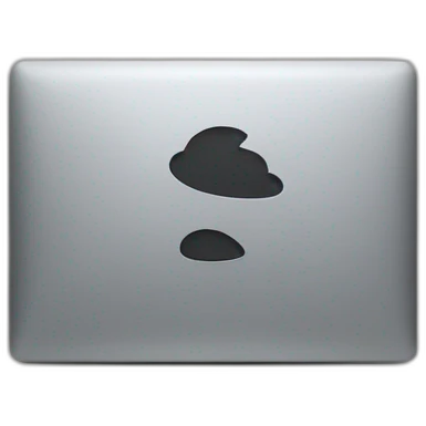 Un Mac et un graphique  emoji