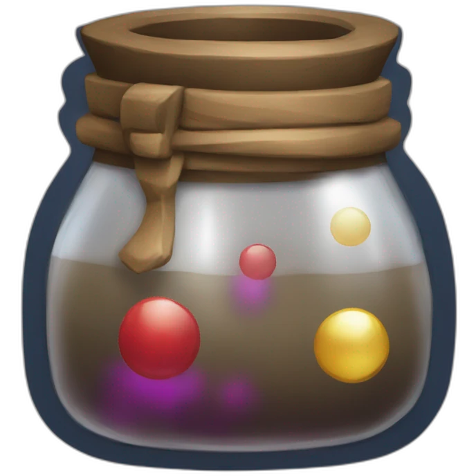 medieval potion filled with charisma color emoji