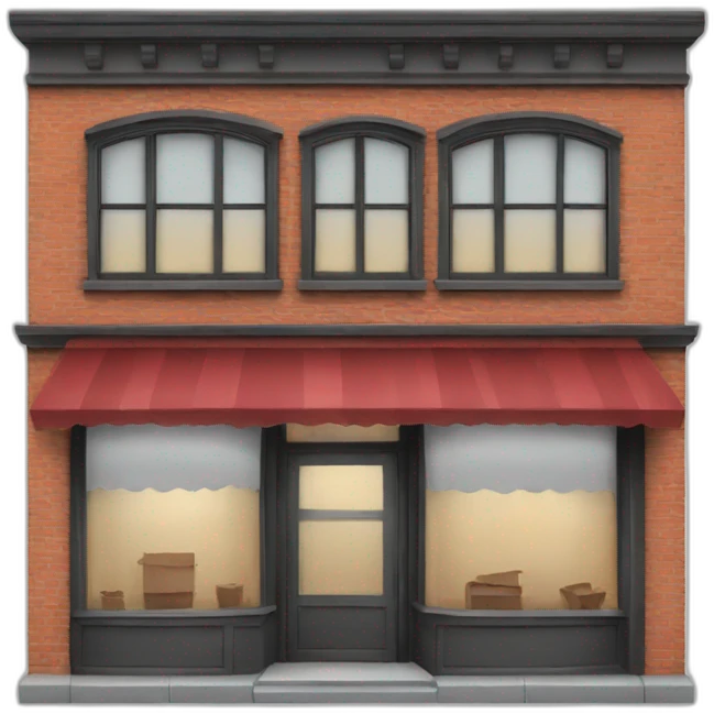 Storefront building emoji