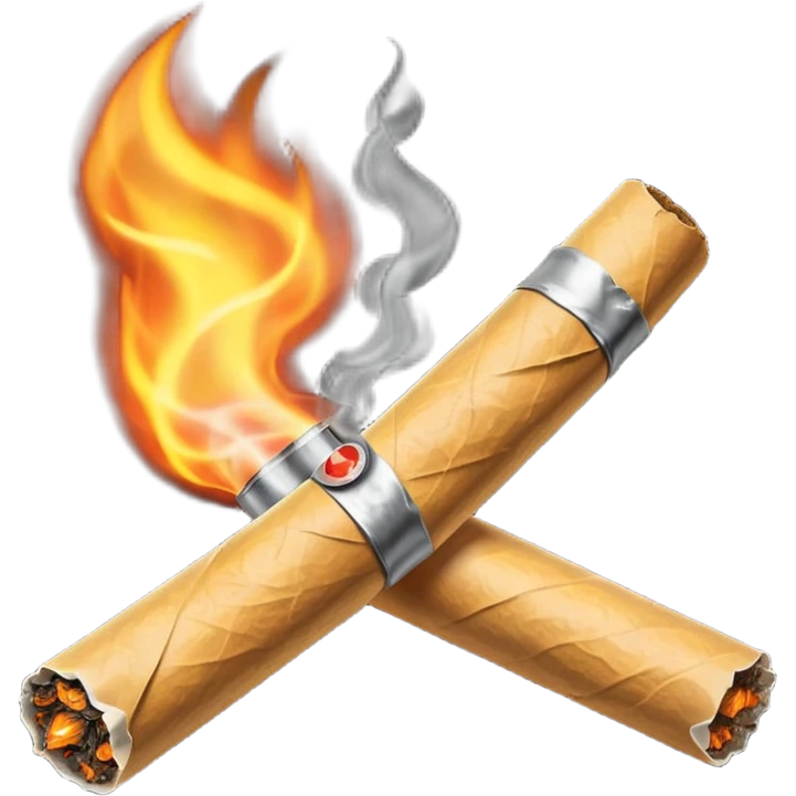 a lit joint emoji