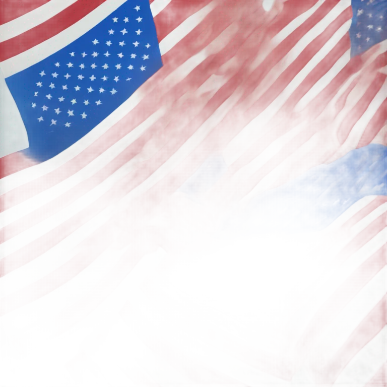 American flag replace red stripes with blue stripes emoji
