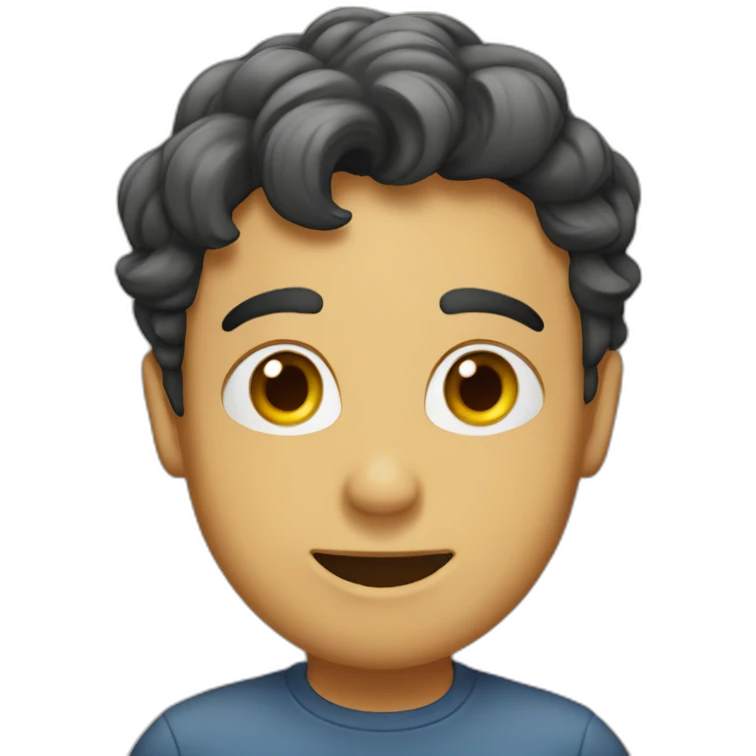 طفل اصلع emoji