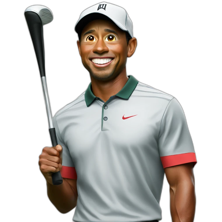 Tiger Woods emoji