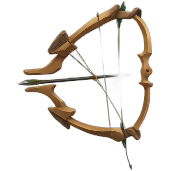 bow and arrows emoji