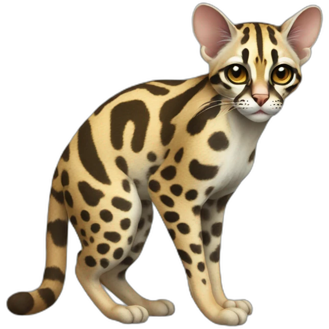 Margay Cat Full Body emoji
