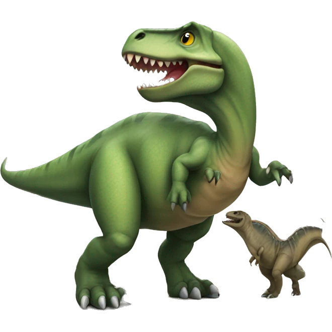 African american dinosaur  emoji
