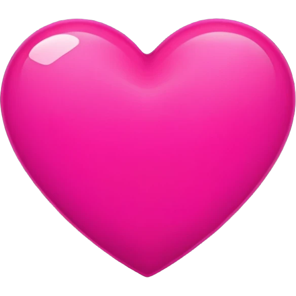 dark pink heart emoji