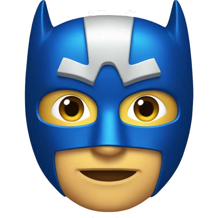 Super hero mask emoji