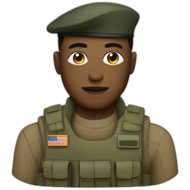 soldier emoji