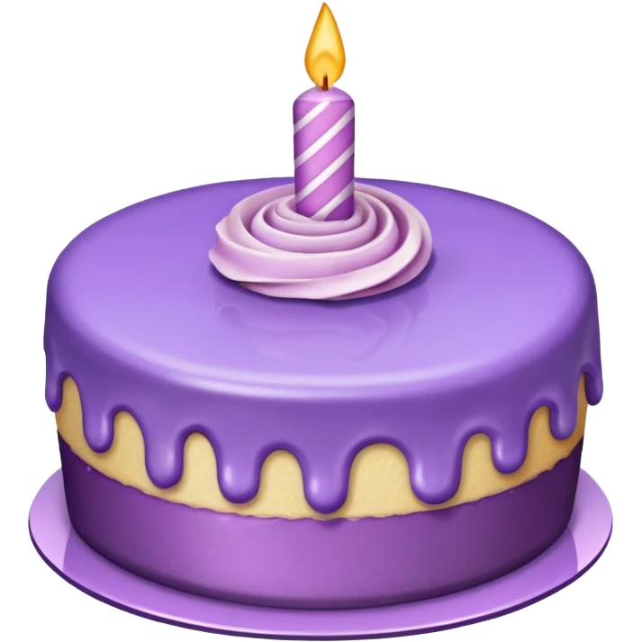 purple dessert emoji
