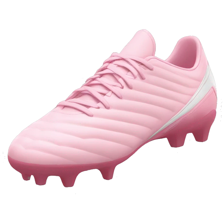 light pink soccer cleats  2 emoji