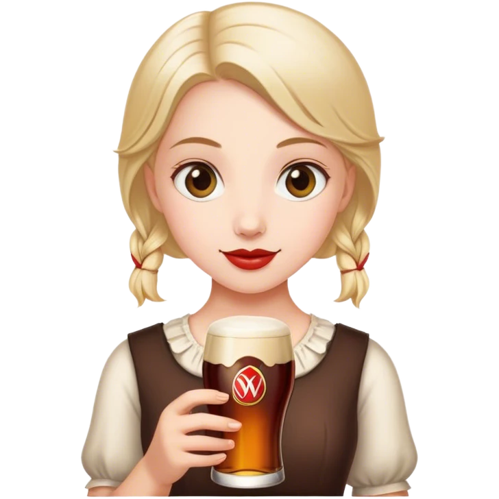 Girl with Smithwick’s  emoji