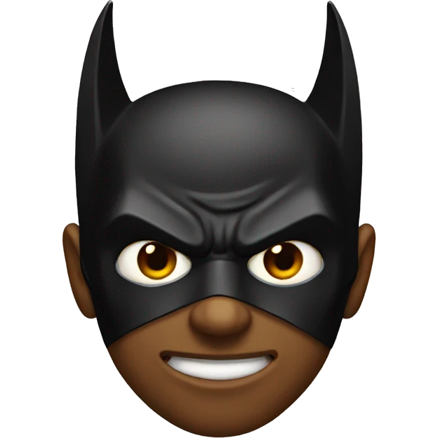 Bat man emoji