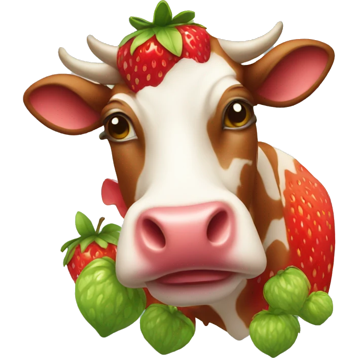 starwberry cow emoji