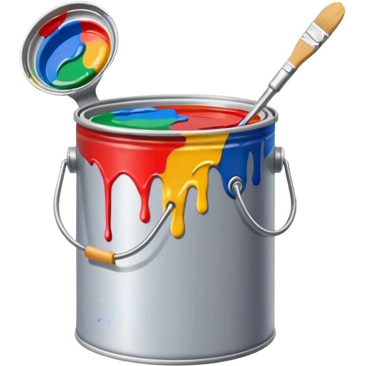 envase de pinturas emoji