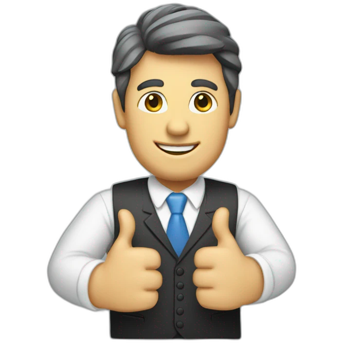 businessman-thumbs-up! emoji
