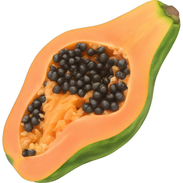 Papaya emoji