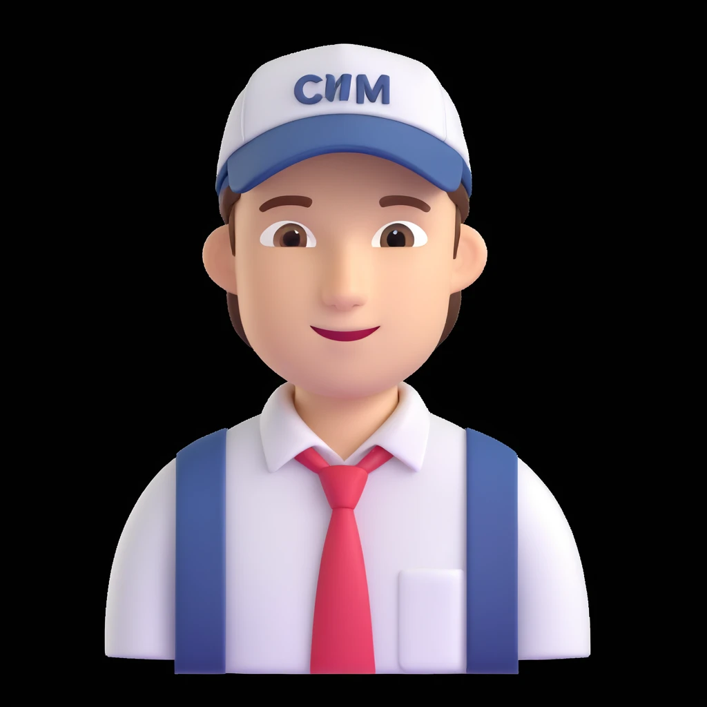 young CEO in a casual cap and shirt, millennial vibe, friendly and approachable emoji