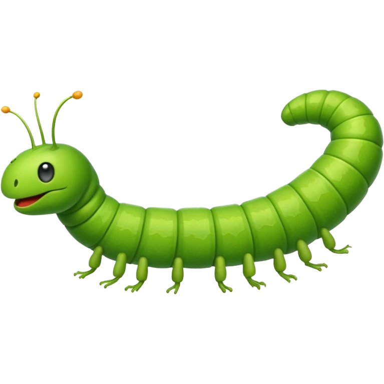 Inchworm emoji