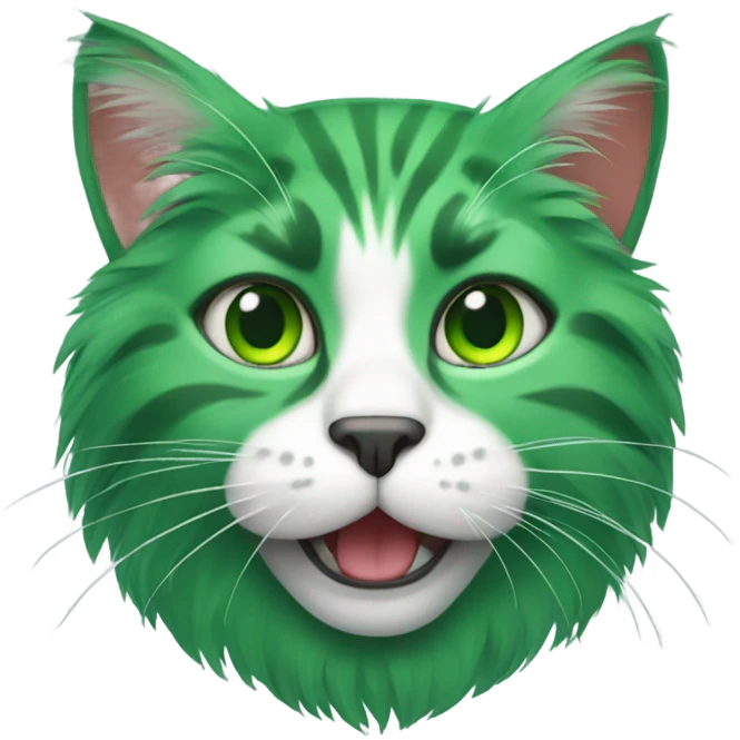 green cat emoji