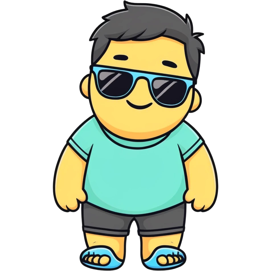 Toes wearing sunglasses  emoji