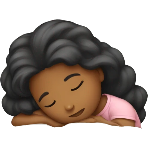 Girl sleeping emoji