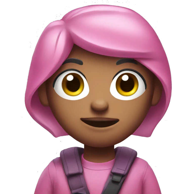 pink character of game among us  emoji