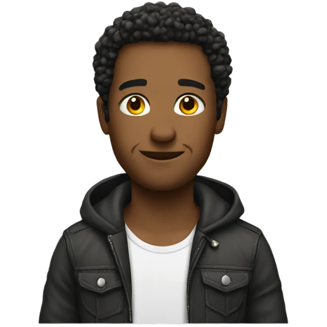 A really cool guy emoji