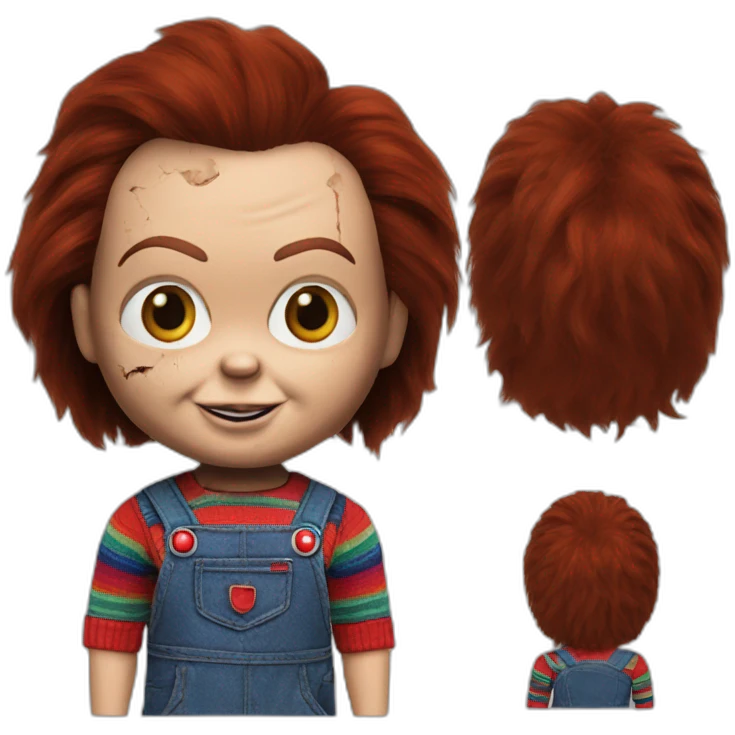 Chucky doll from childs play emoji