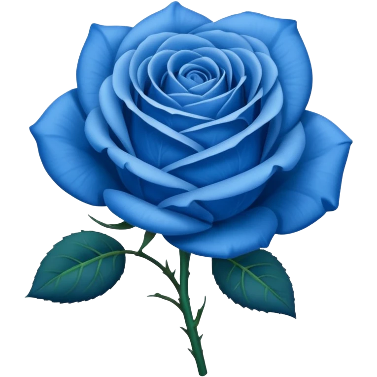 Rosa azul  emoji