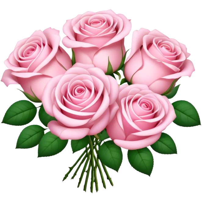 Wedding “Bouquet of light pink  flowers” emoji
