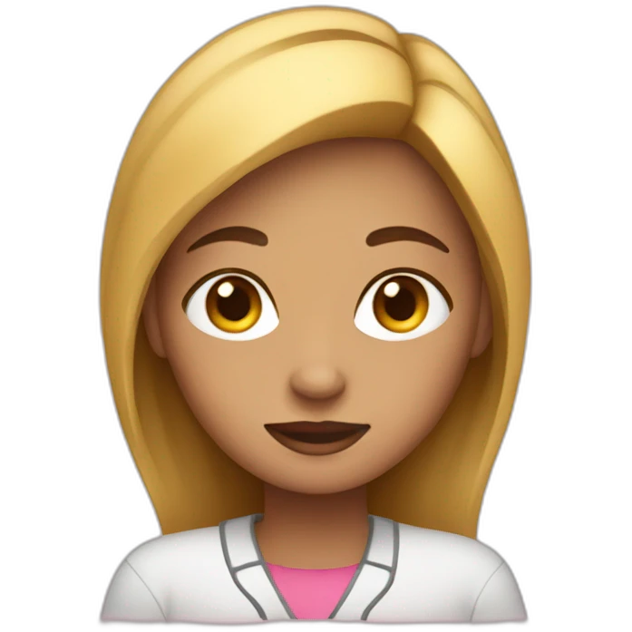 girl working on mac emoji