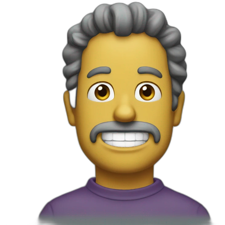 Bart rigolant emoji
