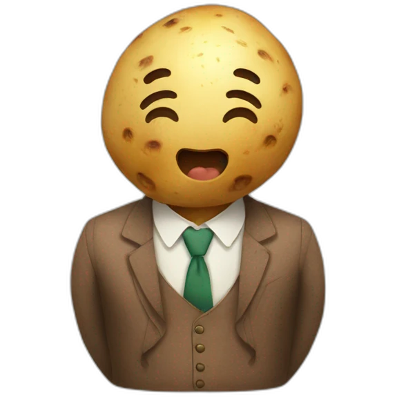 potatoes on chest emoji