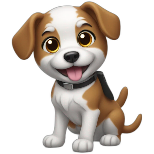 dog with a magic wand emoji