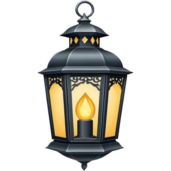 decorative lantern hanging by hook/chain emoji