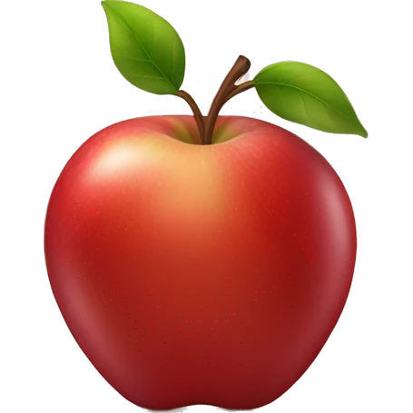 a red apple emoji