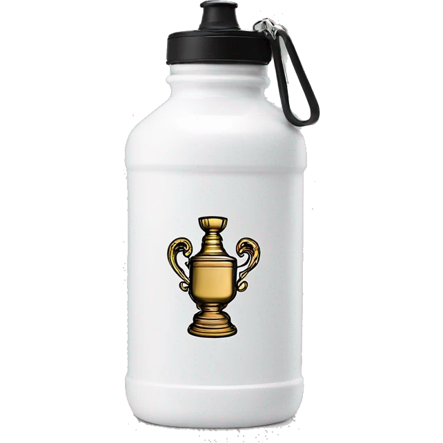 A Stanley cup water bottle emoji