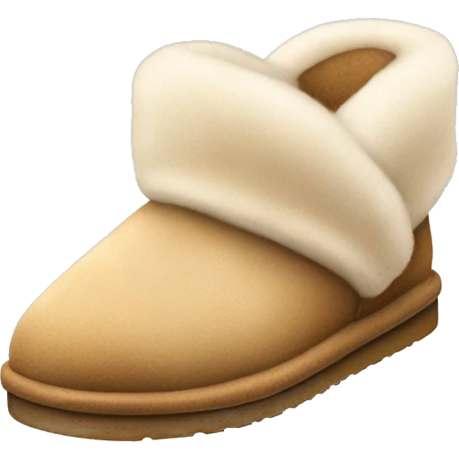 ugg slipper shoes emoji