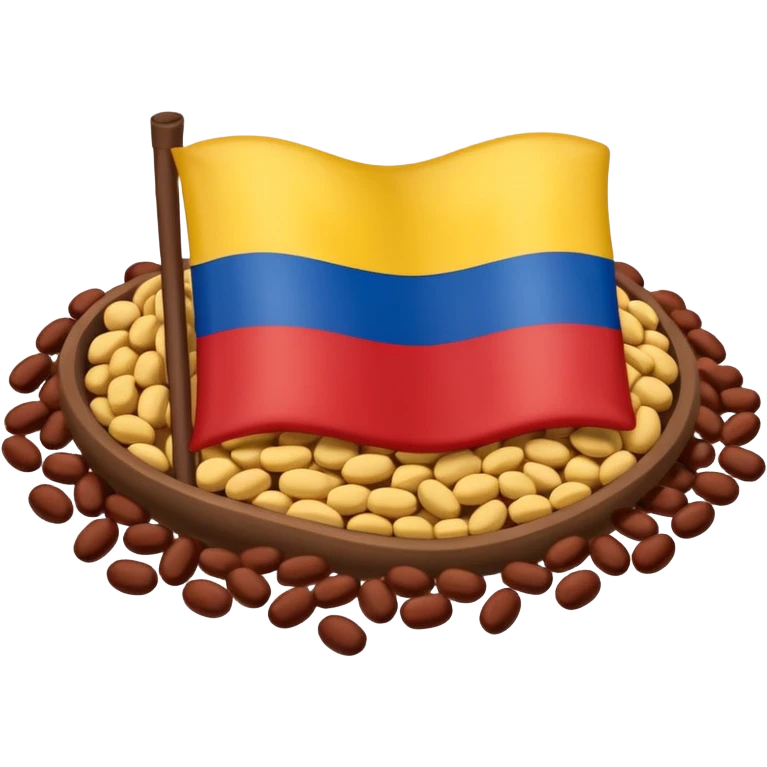 no, I need the beans and the colombian flag emoji