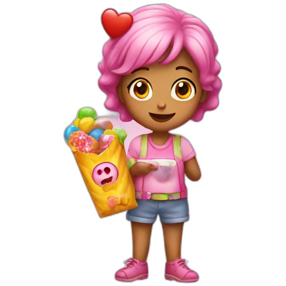 Small candy lover emoji