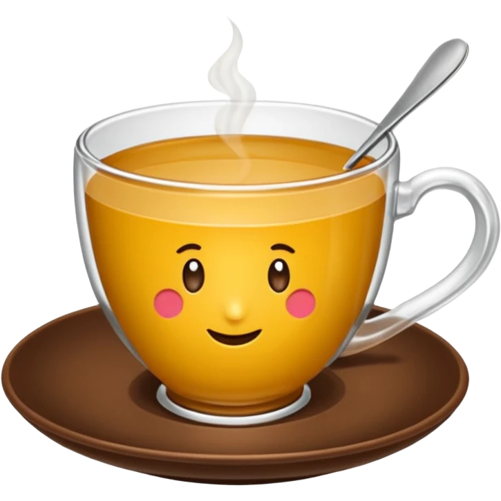 İnce bardakta çay emoji