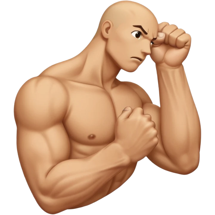 Palm in the stomach emoji